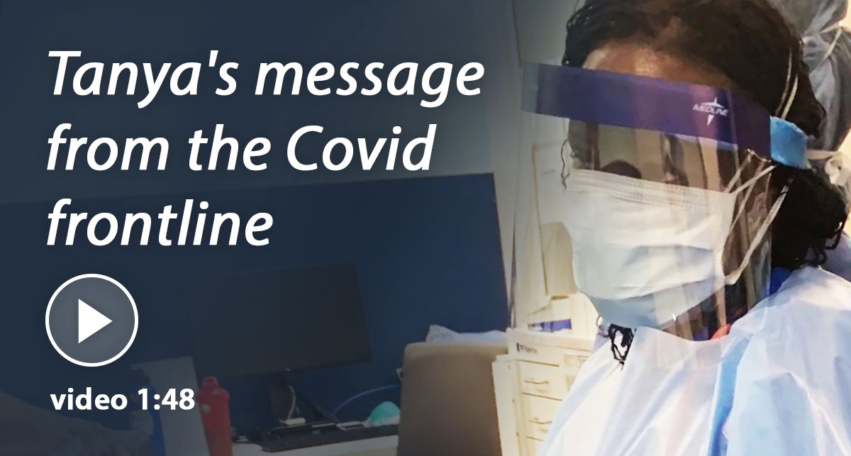 Nurse on COVID and TM