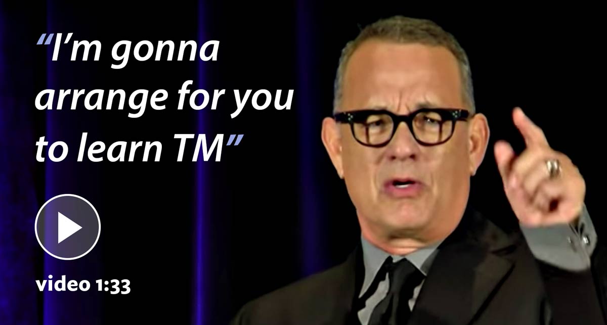 Tom Hanks on TM'